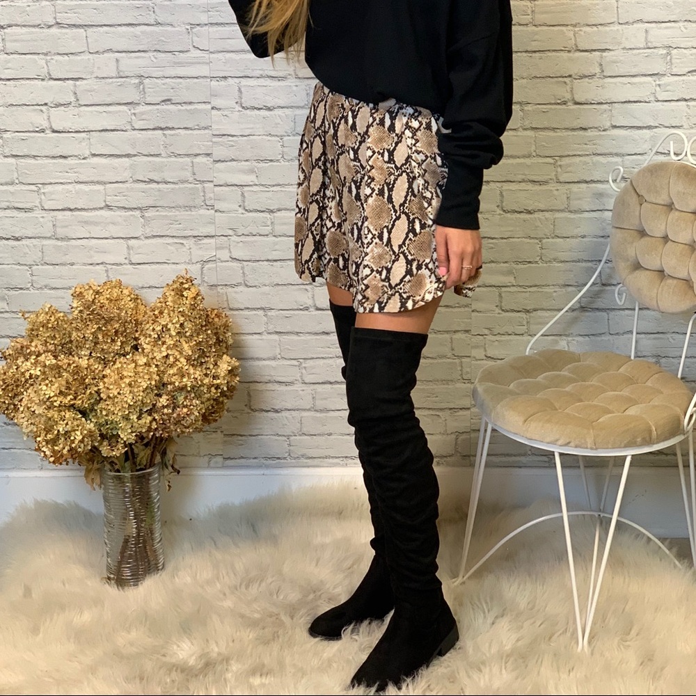 Black Over the knee Boots
